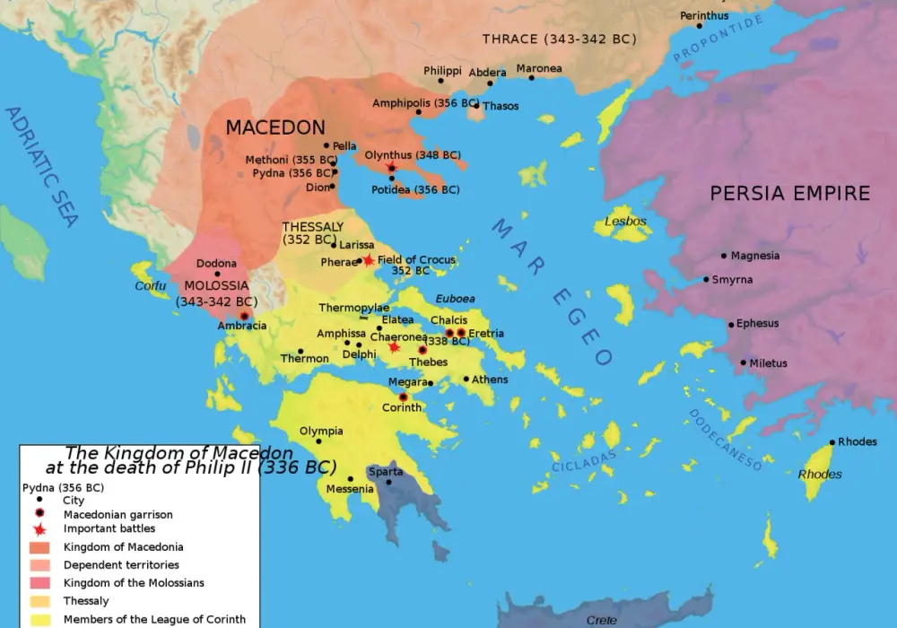 Mapa starożytnej Macedonii - odkryj jej tajemnice i historię