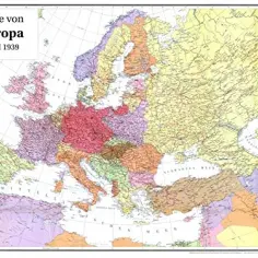 Mapa Europy 1939: granice przed II wojną światową, które fascynują